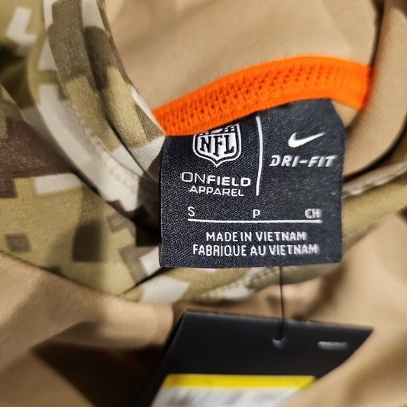 2018 Nike Chicago Bears Salute To Service On Field Hoodie Women’s Size S Small - Picture 8 of 9